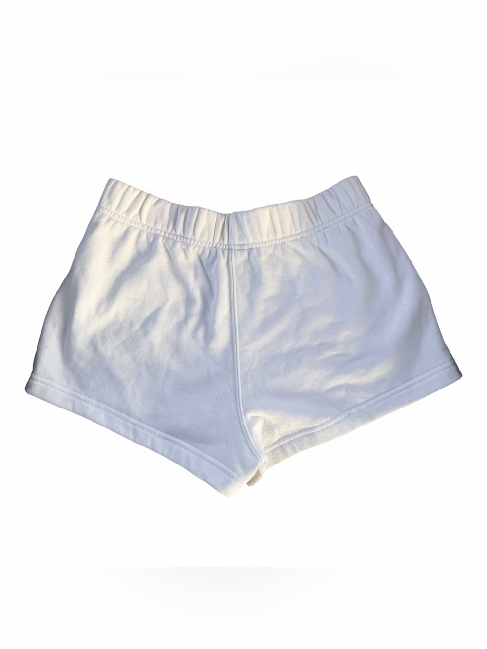 The North Face Women's Half Dome Logo Fleece Athletic Shorts - True White - Sz M - Picture 2 of 3